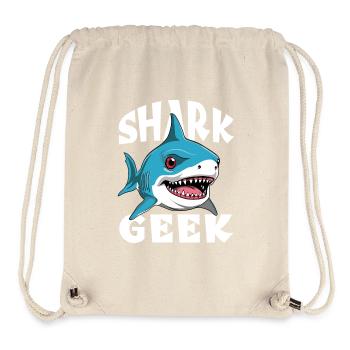 Shark Geek for Shark Fan - Stanley/Stella Recycled Gym Bag - natural - Front