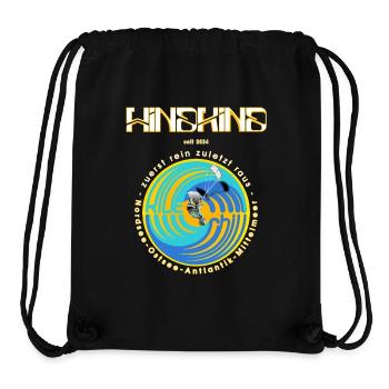 Kitesurfing - Stanley/Stella recycelter Gym Bag - Schwarz - Vorne