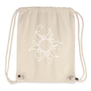Blazing white sun - Stanley/Stella Recycled Gym Bag - natural - Front