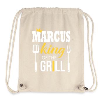 Marcus king of the grill - Stanley/Stella Recycled Gym Bag - natural - Front
