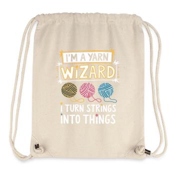 Enchanting creations made of yarn - Stanley/Stella Recycled Gym Bag - natural - Front