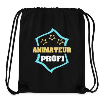 Beruf Animateur - Stanley/Stella recycelter Gym Bag - Schwarz - Vorne