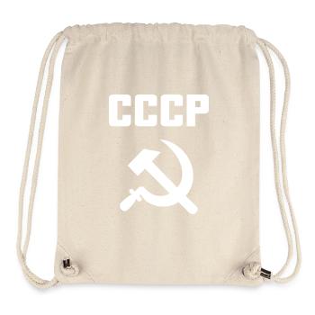 Soviet - Hammer and Sickle Soviet Union - Communist - Stanley/Stella Recycled Gym Bag - natural - Front