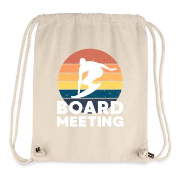 Surfing Board Meeting - Stanley/Stella Recycled Gym Bag - natural - Front