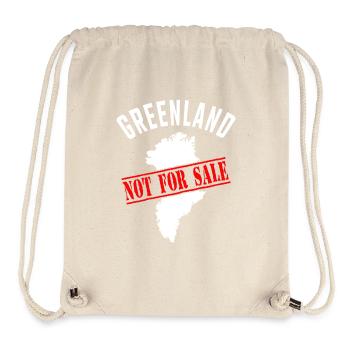 Greenland Not for Sale - Stanley/Stella recycelter Gym Bag - Naturweiß - Vorne