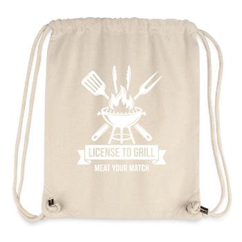 Licence to grill – Meat Your Match - Stanley/Stella Recycled Gym Bag - natural - Front