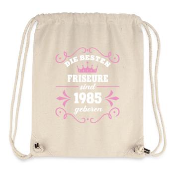Friseurin Geburtstag 1985 Jahrgang Frisörin  - Stanley/Stella recycelter Gym Bag - Naturweiß - Vorne