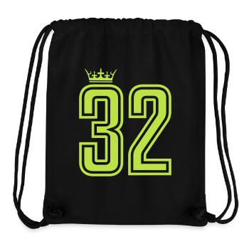 Royal 32 - Sac à cordon recyclé Stanley/Stella - noir - Devant