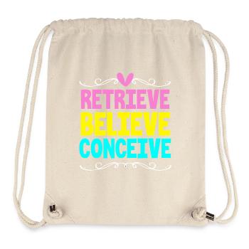 Embryo Transfer Tag Fötus - Stanley/Stella recycelter Gym Bag - Naturweiß - Vorne
