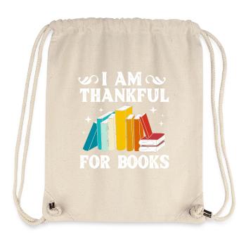 Book Bookworm Library Reading Bookworm - Stanley/Stella Recycled Gym Bag - natural - Front