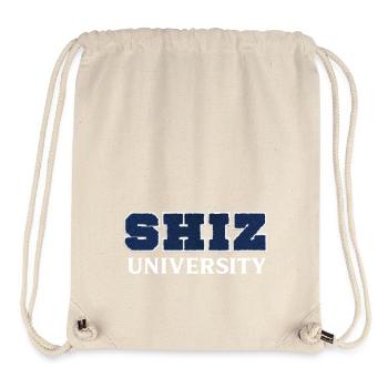 Wicked Design Shiz University Logo - Stanley/Stella Recycled Gym Bag - natural - Front