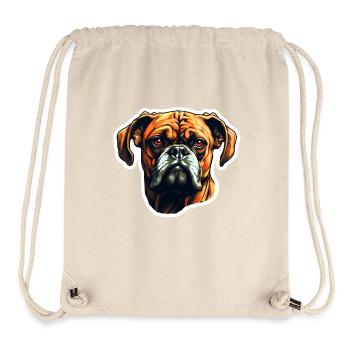 Boxer head - Stanley/Stella Recycled Gym Bag - natural - Front