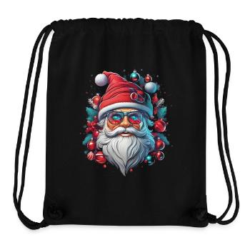 Weihnachtsmann - Stanley/Stella recycelter Gym Bag - Schwarz - Vorne