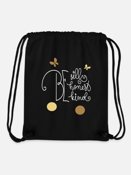 be silly be honest be kind - Stanley/Stella recycelter Gym Bag - Schwarz
