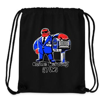 Garde du corps sans publicité - Sac à cordon recyclé Stanley/Stella - noir - Devant