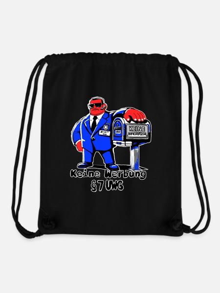 Keine Werbung Bodyguard - Stanley/Stella recycelter Gym Bag - Schwarz