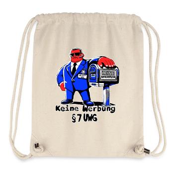 Keine Werbung Bodyguard - Stanley/Stella recycelter Gym Bag - Naturweiß - Vorne