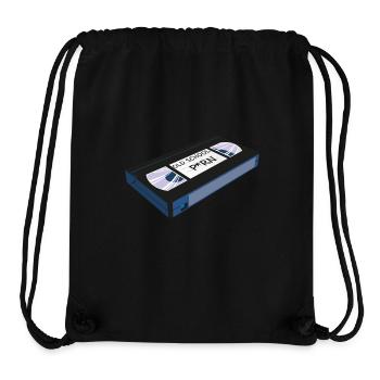 OLD SCHOOL P*RN vhs - Stanley/Stella recycelter Gym Bag - Schwarz - Vorne
