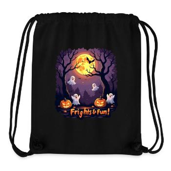 Schrecken & Spaß! Schrecken und Spaß! - Stanley/Stella recycelter Gym Bag - Schwarz - Vorne