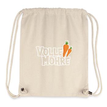 Volle Möhre - Stanley/Stella recycelter Gym Bag - Naturweiß - Vorne