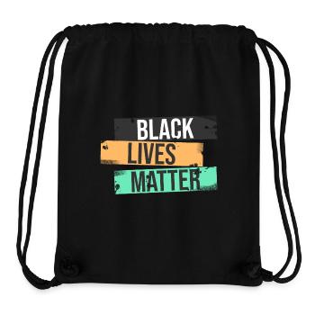 Black Lives Matter - Stanley/Stella recycelter Gym Bag - Schwarz - Vorne