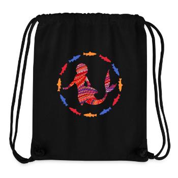 meerjungfrau e 110a - Stanley/Stella recycelter Gym Bag - Schwarz - Vorne