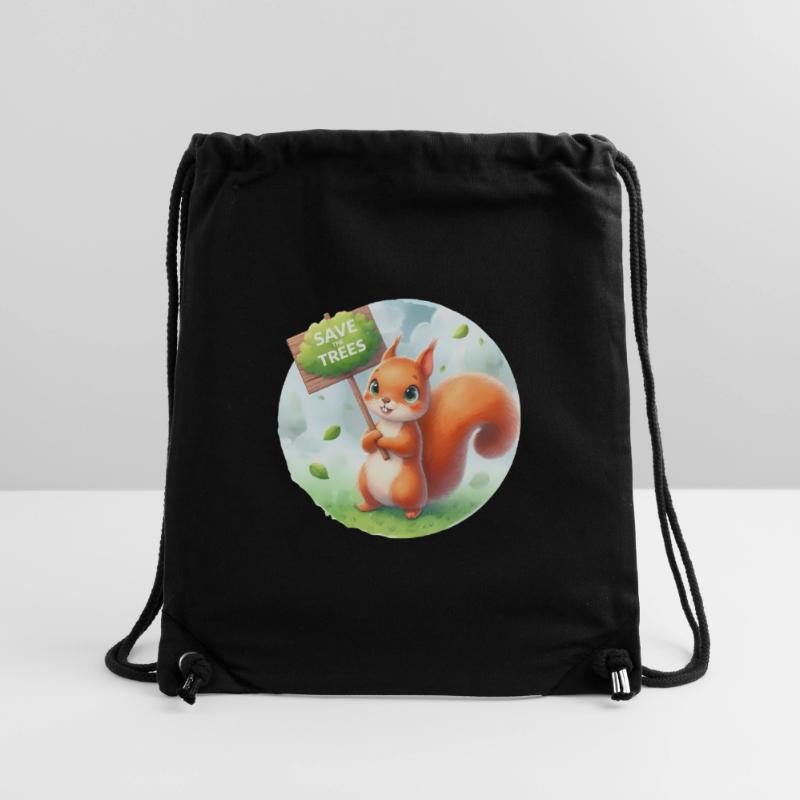 Save the Trees Eichhörnchen Stanley/Stella recycelter Gym Bag
