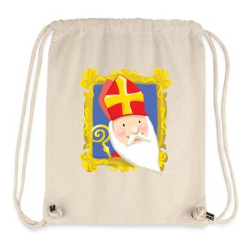 Sinterklaas in Lijst - Stanley/Stella Recycled Gym Bag - natural - Front