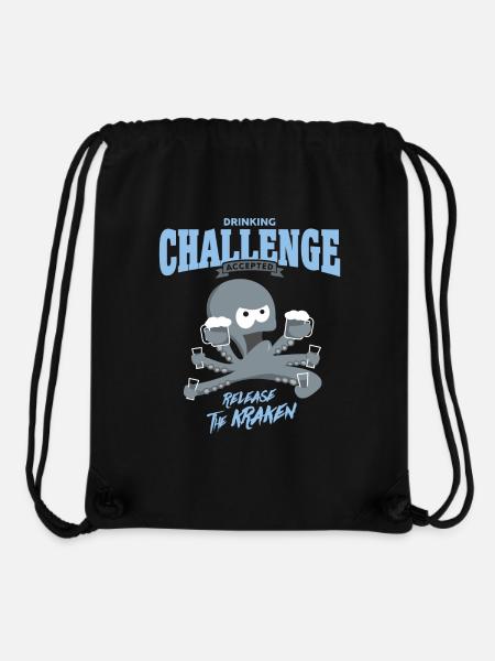 drinking challenge accepted - release the kraken - Stanley/Stella recycelter Gym Bag - Schwarz