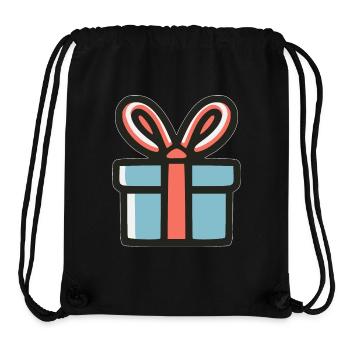 Gift Box - Stanley/Stella Recycled Gym Bag - black - Front