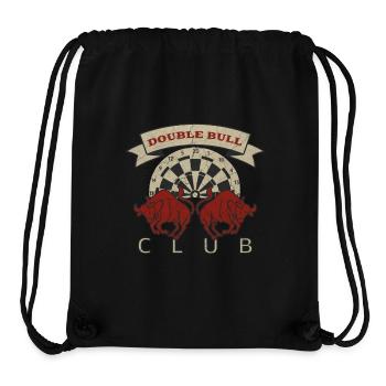 Double Bull Club - Stanley/Stella Recycled Gym Bag - black - Front