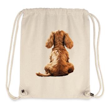 Cocker Spaniel - Stanley/Stella recycelter Gym Bag - Naturweiß - Vorne