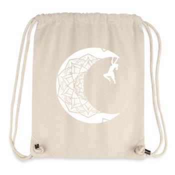 Bergsteiger auf dem Mond - Stanley/Stella recycelter Gym Bag - Naturweiß - Vorne