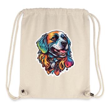 Dog / Animal / Pet / Paw / Furry Nose / Wauwau - Stanley/Stella Recycled Gym Bag - natural - Front