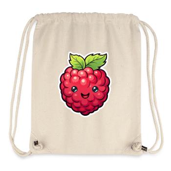 Himbeere Anime - Stanley/Stella recycelter Gym Bag - Naturweiß - Vorne