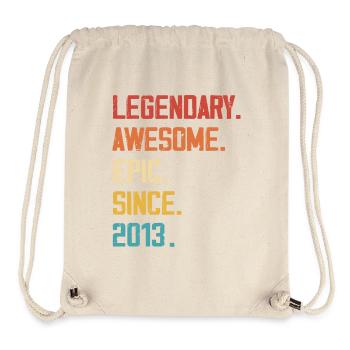 Episch & Legendär Geboren 2013: 11-jähriges Jubiläum - Stanley/Stella recycelter Gym Bag - Naturweiß - Vorne