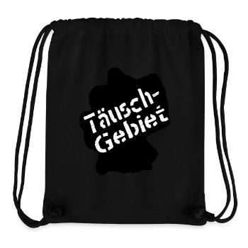 täuschgebiet - Stanley/Stella recycelter Gym Bag - Schwarz - Vorne