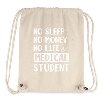 Étudiant en médecine Docteur - Sac à cordon recyclé Stanley/Stella - blanc naturel - Devant