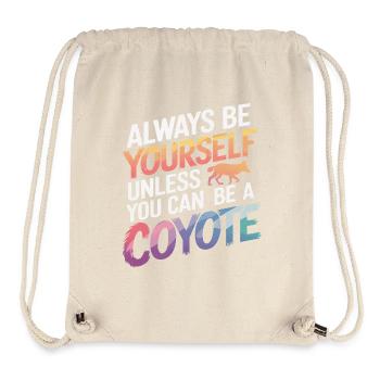 Coyote Animal Funny - Stanley/Stella Recycled Gym Bag - natural - Front