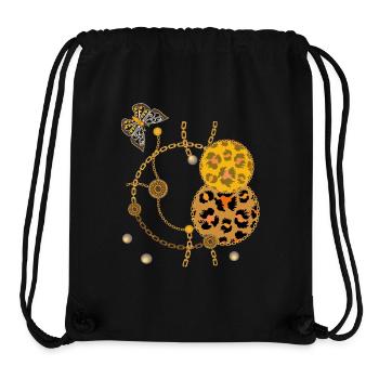 Fantasy Geometric Figure - Stanley/Stella Recycled Gym Bag - black - Front