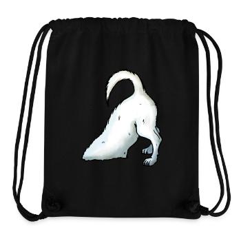 Jack Russell digs - Stanley/Stella Recycled Gym Bag - black - Front