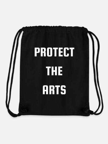 Protect The Arts - Stanley/Stella Recycled Gym Bag - black