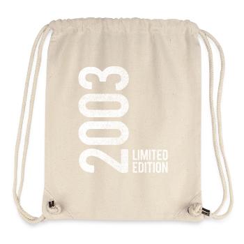 22. Geburtstag Mann Frau 22 Jahre 2003 Geburtstags - Stanley/Stella recycelter Gym Bag - Naturweiß - Vorne