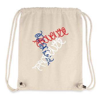 Kreatives Provence Frankreich T-Shirt - Stanley/Stella recycelter Gym Bag - Naturweiß - Vorne