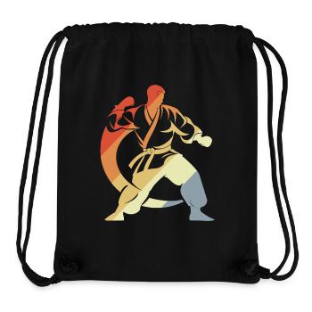 Karateka Sketch - Stanley/Stella Recycled Gym Bag - black - Front