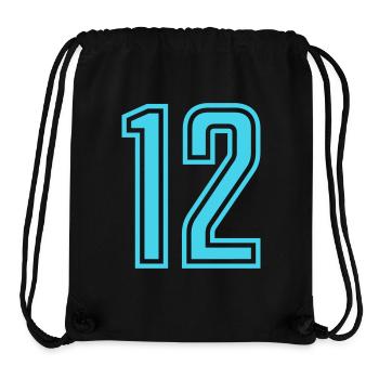 12- - Stanley/Stella Recycled Gym Bag - black - Front