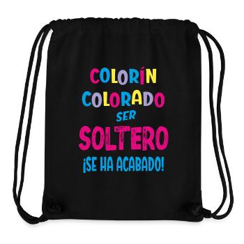 Le célibataire de Colorín, Colorado, est terminé - Sac à cordon recyclé Stanley/Stella - noir - Devant
