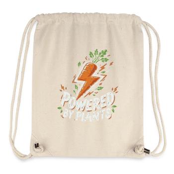 Powered by Plants - Carrot - Stanley/Stella Recycled Gym Bag - natural - Front