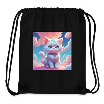 Kitten - Stanley/Stella Recycled Gym Bag - black - Front