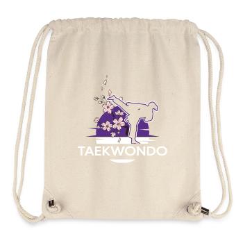 Allkampf Taekwondo-Girl TKD Tae-Kwon-Do - Stanley/Stella Recycled Gym Bag - natural - Front